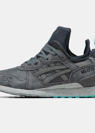 Осінні чоловічі кросівки asics gel-lyte 3 grey (термо) 40-41-42-44