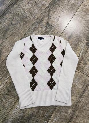 Свитер вязаный, шерстяной, tommy hilfiger, р. 104, 4 года