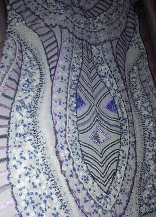 Розшита намистинами розкішна ексклюзивна сукня на підкладці antik batik.3 фото