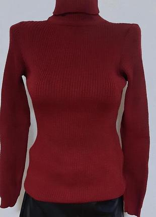 Гольфик-водолазка рубчик 4