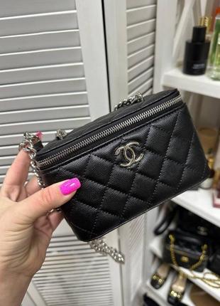 Маленька сумка сумочка клатч косметичка у стилі шанель chanel