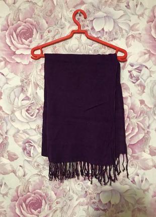 Фіолетовий шарф палантин віскоза