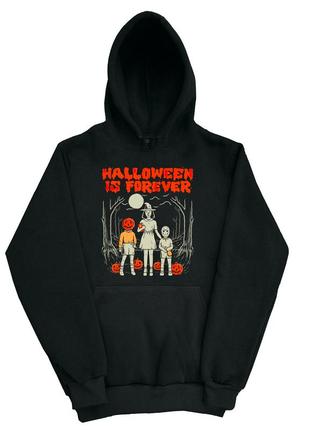 Тепле худі з принтом на хелловін 2xs-2xl