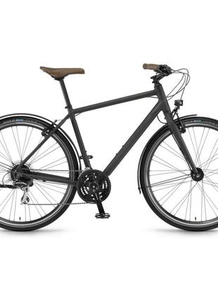 Велосипед winora flitzer men 28" 24-g acera, рама 61 см , черный матовый, 2021