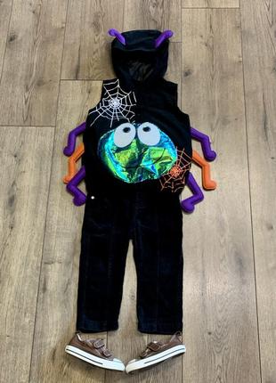 Карнавальный костюм паучка паука 🕷🕸 хеллоуин для малышей унисекс matalan (англия)3 фото