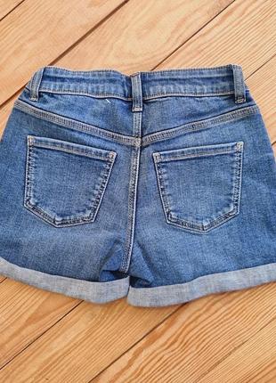 Джинсовые шорты, рост 140, цвет: синий 9