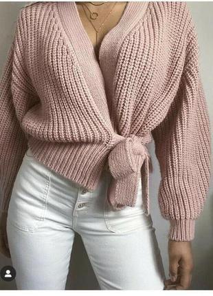 Модный свитер на запах лакшери zara6 фото