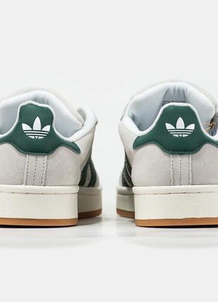 Женские кроссовки adidas campus grey green 406 фото