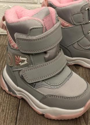 Черевики для дівчат термо взуття для дівчат ботінки ботіночки дитяче взуття зимове взуття хайтопи4 фото