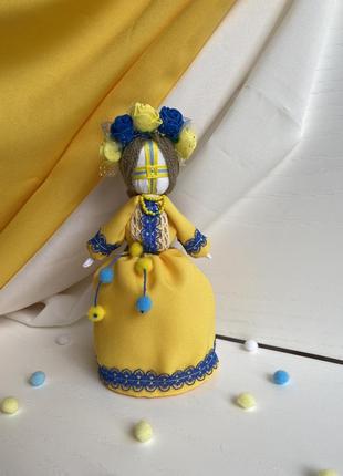 Мотанка україночка, лялька в подарунок, лялька ручної роботи, лялька, інтер'єрна лялька, оберег, сувенір1 фото
