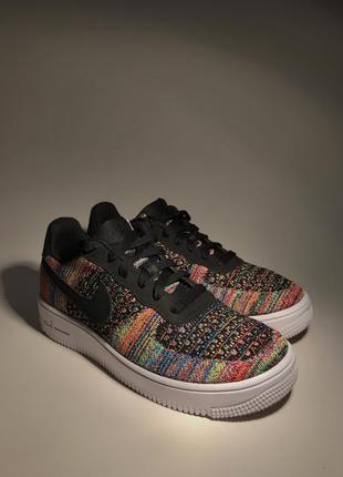 Кроссовки nike air force 1 flyknit low ""multicolor