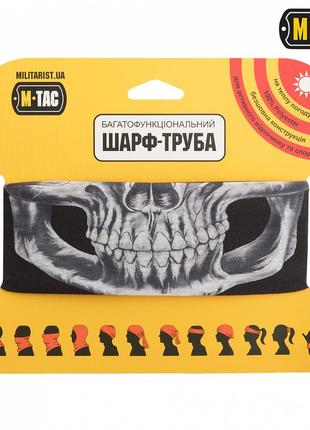 M-tac шарф-труба облегченный skull black8 фото