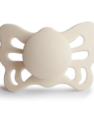 Пустушка frigg butterfly size 1 (0-6 m), cream, беж світлий
