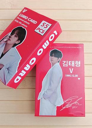 Lomo cards ломо карты ким тахён kim tae-hynug bts бтс 55 карт