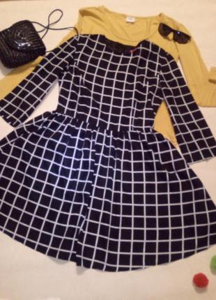 Платье в клетку