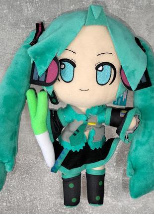 Хацуне міку 28 см м'яка іграшка vocaloid hatsune miku хацуне міку гра персонаж вокалоїд вокалоїд