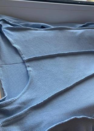 Кофта жіноча однотонна, колір синій, розмір: м3 фото