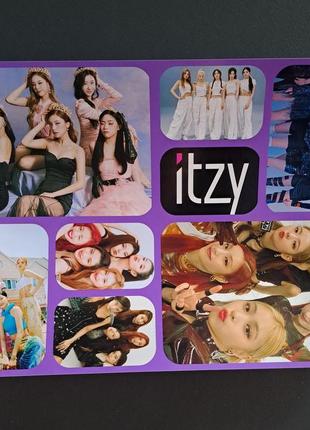 Стикерпак итзи itzy а4