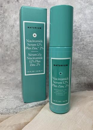 Сироватка naturium niacinamide serum 12% plus zinc 2%