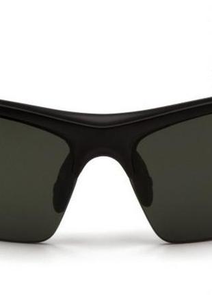 Очки поляризационные защитные 2в1 venture gear tensaw polarized (forest gray) чёрно-зелёные2 фото