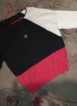 Новий-сток,трикотажний светр-джемпер великого розміру-оверсайз,yes! miss8 фото