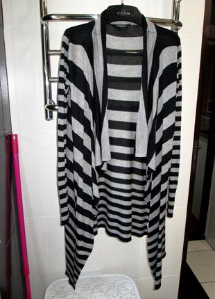 Вязаный кардиган/теплая накидка/длинная кофта