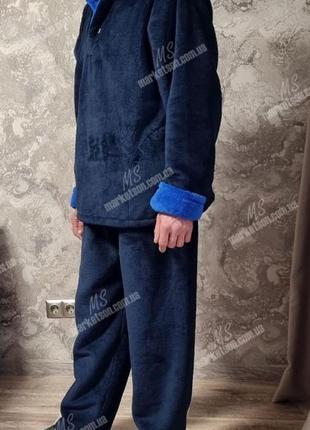 Пижама мужская теплая махровая большие размеры 50,52,54,56,58,60,628 фото
