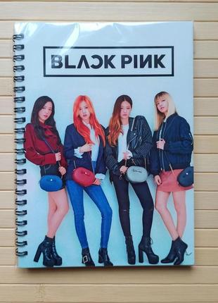 Скетчбук black pink1 фото