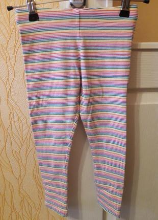 Цветные лосинки девочке