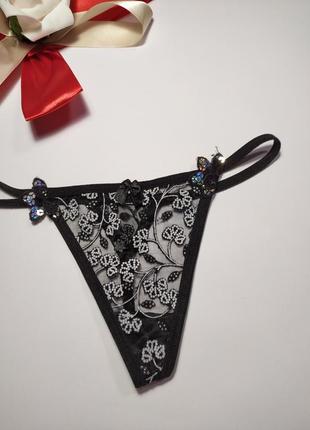 Красиві трусики-стринги, розмір xs/ s
