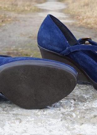 Жіночі замшеві туфлі clarks4 фото