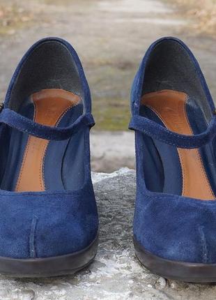 Жіночі замшеві туфлі clarks6 фото