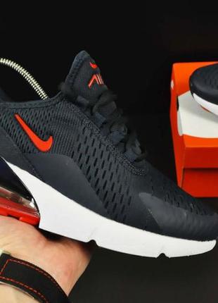 Кроссовки nike air max 270 арт.20627 (мужские, синие, найк)