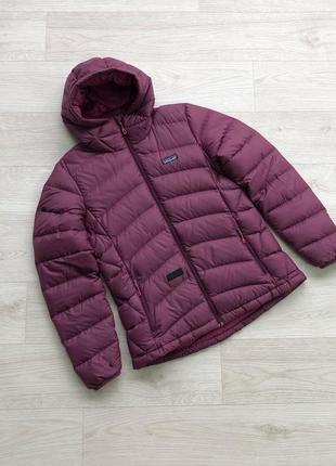 Крутой пуховик patagonia w hoody down jacket purple