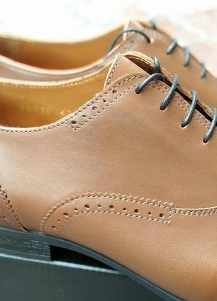 Стильні та зручні туфлі броги рудого кольору ikos5 фото