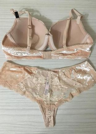 Нижнее белье victoria’s secret 34b (75b), трусики s. виктория сикрет7 фото