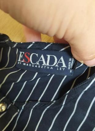 Шовкова блуза escada2 фото