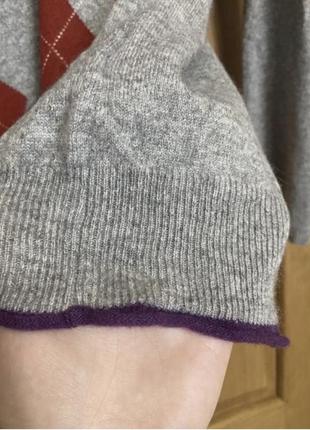 Шикарный кашемировый джемпер пуловер по фигуре 44-56 р3 фото