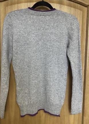 Шикарный кашемировый джемпер пуловер по фигуре 44-56 р2 фото