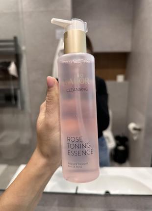 Babor cleansing rose toning essence 200ml есенція тонік із рожевою водою бабор 200 мл. німеччина