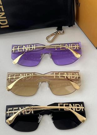 Брендовые солнцезащитные очки fendi3 фото