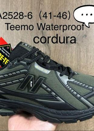 Кросівки чоловічі термо new balance cordura waterpoof. olive (оливкові)