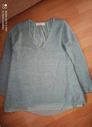 Женский свитер zara knit