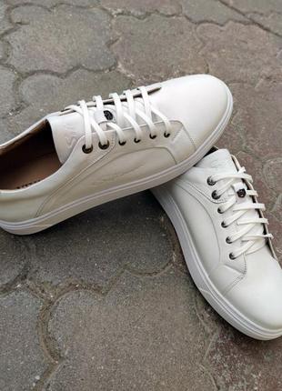 Зручні білі кеди 46 47 розмір, велике взуття5 фото