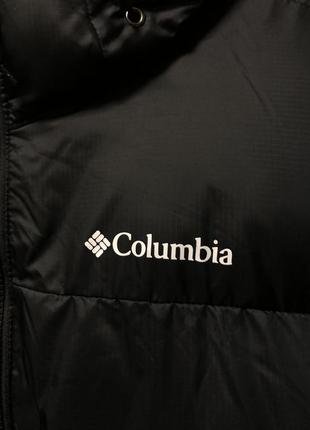 Зимова куртка пуховик columbia puffect hooded jacket black primaloft omni heat5 фото