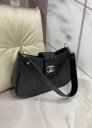 Женская сумка chanel черная распродаж1 фото