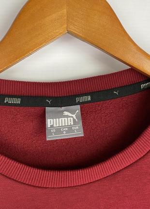 Чоловічий світшот puma l розмір красна кофта пума найк адідас4 фото