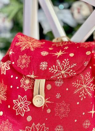 Рюкзачок детский новогодний гобеленовый для прогулок limaso3 фото