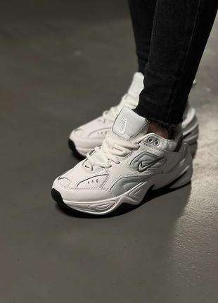 Женские кроссовки nike m2k tekno белые8 фото