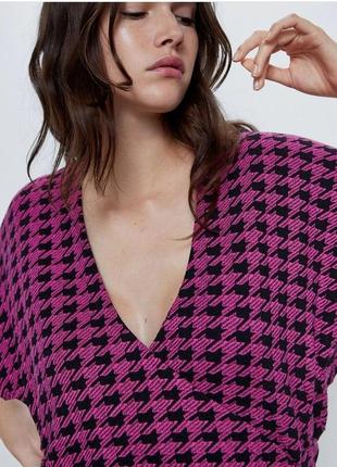 Трикотажное платье zara